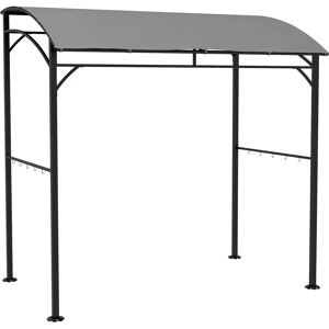 Outsunny 2m x 1.5m Metal Grill Gazebo 220.0 H x 215.0 W x 150.0 D cm