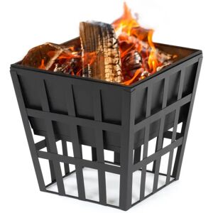 Ebern Designs Bun 138Cm H x 45Cm W Cast Iron Outdoor Fire Pit black/brown/gray 138.0 H x 45.0 W x 45.0 D cm