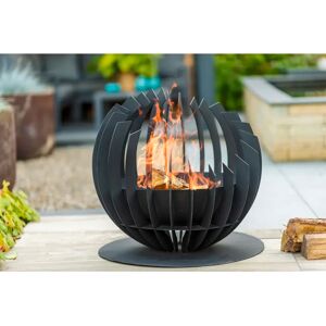 Ivy Bronx Celestyna 54Cm H x 55Cm W Steel Wood Burning Outdoor Fire Pit black/brown/gray 54.0 H x 55.0 W cm