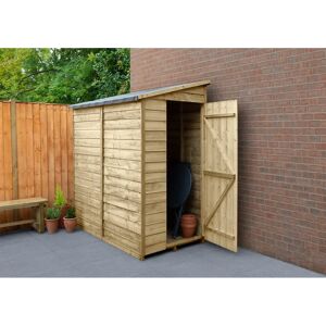 Forest Garden 3ft. W x 5ft. D Solid Wood Garden Shed brown 199.9 H x 108.6 W x 182.6 D cm