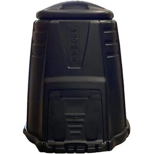 Dakota Fields Athziri 220 l Plastic Outdoor Compost Bin black 86.0 H x 72.0 W x 76.0 D cm