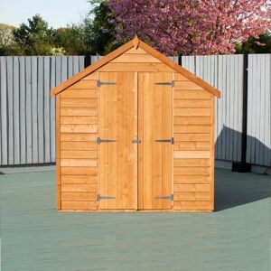 Shire Sheds 6 ft. W x 8 ft. D Garden Shed brown 205.74 H x 182.88 W x 238.76 D cm