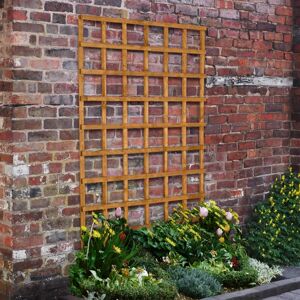 Forest Garden Wood Lattice Panel Trellis brown 183.0 H x 122.0 W x 3.6 D cm