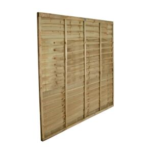 Forest Garden 6' x 6' (1.83m x 1.83m) Superlap Fence Panel brown 72.05 H x 72.05 W x 3.9878 D cm