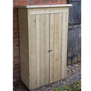Forest Garden 3 ft. W x 2 ft. D Shiplap Pent Wooden Tool Shed pink/white/brown 178.0032 H x 108.0008 W x 54.991 D cm