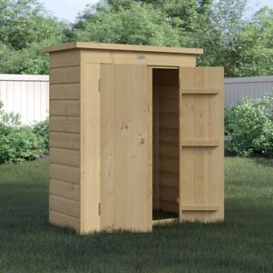 Forest Garden 4 Ft. W x 2 Ft. D Shiplap Pent Wooden Tool Shed brown 132.08 H x 109.22 W x 55.88 D cm