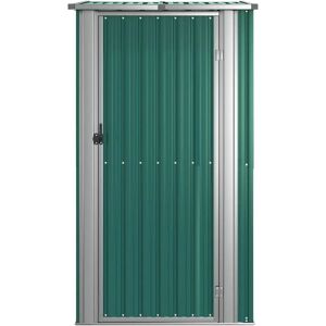 WFX Utility Eas Garden Shed Galvanised Steel Storage Shed Tool Organiser green 209.5 H x 300.99 W x 246.38 D cm