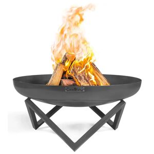 Cook King 35Cm H x 70Cm W Steel Wood Burning Outdoor Fire Pit brown 38.0 H x 80.0 W x 80.0 D cm