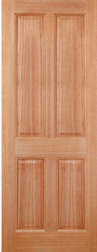 LPD Doors Colonial Wood 4 Panel Unglazed External Door LPD Doors Size: 198.1 cm H x 76.2 cm W x 4.4 cm D  - Size: 198cm -203cm H X 76cm -83cm W X 4cm D LPD Doors Colonial Wood 4 Panel Unglazed External Door LPD Doors Size: 198.1 cm H x 76.2 cm W x 4.4 cm D  - Size: 198cm -203cm H X 76cm -83cm W X 4cm D