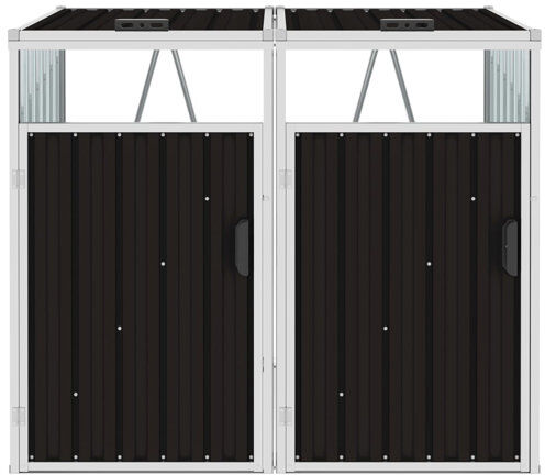 Rebrilliant Difranco Bouble Bin Store Rebrilliant Finish: Brown  - Size: 47cm H X 56cm W X 31cm D Rebrilliant Difranco Bouble Bin Store Rebrilliant Finish: Brown  - Size: 47cm H X 56cm W X 31cm D