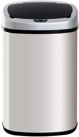 Symple Stuff Stainless Steel 58 Litre Motion Sensor Rubbish Bin Symple Stuff  - Size: Mini (Under 40cm High) Symple Stuff Stainless Steel 58 Litre Motion Sensor Rubbish Bin Symple Stuff  - Size: Mini (Under 40cm High)