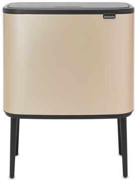 Brabantia Bo 36 Litre Touch Top Rubbish Bin Brabantia Colour: Champagne  - Size: Medium Brabantia Bo 36 Litre Touch Top Rubbish Bin Brabantia Colour: Champagne  - Size: Medium