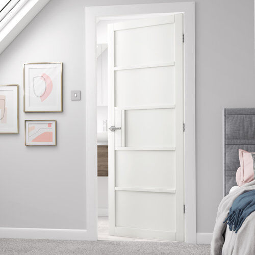 JB Kind Doors Metro Internal Door Prefinished JB Kind Doors Door Size: 198.1cm H x 83.8cm W x 3.5cm D  - Size: 106.7cm H x 91.5cm W x 4.2cm D JB Kind Doors Metro Internal Door Prefinished JB Kind Doors Door Size: 198.1cm H x 83.8cm W x 3.5cm D  - Size: 106.7cm H x 91.5cm W x 4.2cm D