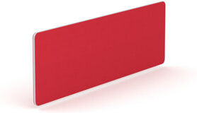 Latitude Run Broderick Desk Privacy Screen Latitude Run Colour: Ruby/White, Size: 55 cm H x 160 cm W x 3 cm D  - Size: 55 cm H x 160 cm W x 3 cm D Latitude Run Broderick Desk Privacy Screen Latitude Run Colour: Ruby/White, Size: 55 cm H x 160 cm W x 3 cm D  - Size: 55 cm H x 160 cm W x 3 cm D