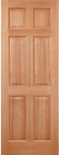 LPD Doors Colonial Wood 6 Panel Unglazed External Door LPD Doors Door Size: 198.1 cm H x 83.8 cm W x 4.4 cm D  - Size: 213.5 cm H x 91.5 cm W x 4.4 cm D