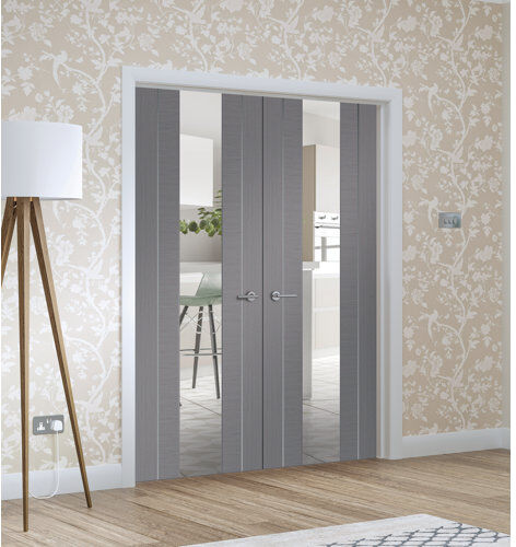 XL Joinery Forli Door Pairs Prefinished XL Joinery Door Size: 1981mm H x 116mm W x 40mm D  - Size: 1981mm H x 838mm W x 35mm D XL Joinery Forli Door Pairs Prefinished XL Joinery Door Size: 1981mm H x 116mm W x 40mm D  - Size: 1981mm H x 838mm W x 35mm D