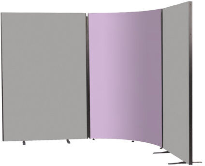 Symple Stuff Partition Symple Stuff Size: 122.5cm H x 90cm W x 3cm D, Colour: Lilac  - Size: 122.5cm H x 100cm W x 3cm D Symple Stuff Partition Symple Stuff Size: 122.5cm H x 90cm W x 3cm D, Colour: Lilac  - Size: 122.5cm H x 100cm W x 3cm D