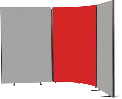 Symple Stuff Partition Symple Stuff Size: 122.5cm H x 150cm W x 3cm D, Colour: Scarlet  - Size: 182.5cm H x 100cm W x 3cm D Symple Stuff Partition Symple Stuff Size: 122.5cm H x 150cm W x 3cm D, Colour: Scarlet  - Size: 182.5cm H x 100cm W x 3cm D