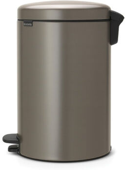 Brabantia New Icon 20L Step On Rubbish bin Brabantia Colour: Platinum  - Size: Extra Large Brabantia New Icon 20L Step On Rubbish bin Brabantia Colour: Platinum  - Size: Extra Large