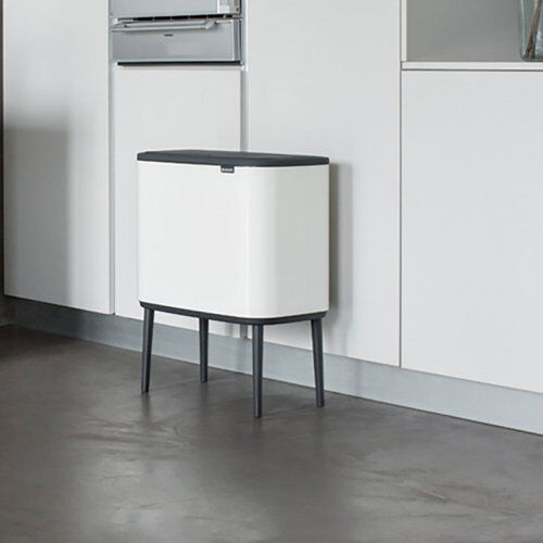 Brabantia Bo Touch Top Rubbish Bin Brabantia  - Size: 77.5 cm H x 77.5 cm W x 4 cm D Brabantia Bo Touch Top Rubbish Bin Brabantia  - Size: 77.5 cm H x 77.5 cm W x 4 cm D