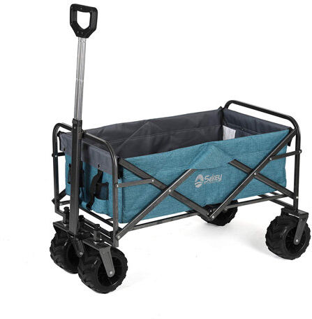 Symple Stuff Lina 107cm H x 59cm W x 98cm D 80kg Hand Truck Trolley Symple Stuff Finish: Blue  - Size: 75cm H X 140cm W X 30cm D Symple Stuff Lina 107cm H x 59cm W x 98cm D 80kg Hand Truck Trolley Symple Stuff Finish: Blue  - Size: 75cm H X 140cm W X 30cm D