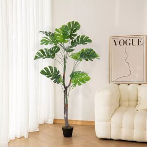 Bloomsbury Market Alen 170cm Lifelike Plant: No Maintenance & Fade-Free Decor Green 170cm H X 90cm W X 90cm D