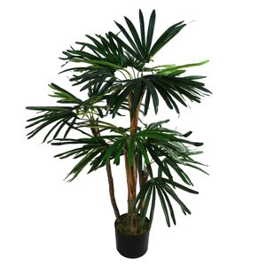 Leaf 100Cm Plant Artificial Palm Tree in Pot 100.0 H x 80.0 W x 80.0 D cm