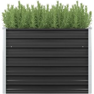 Freeport Park Alissa Metal Planter Box 77.0 H x 100.0 W x 40.0 D cm