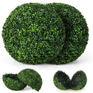 Lily Manor 40cm Faux Topiary Green 40cm H X 40cm W X 40cm D