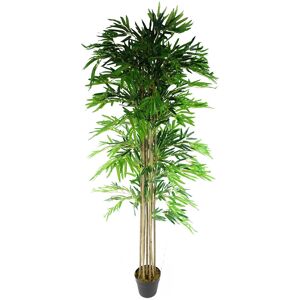 Leaf Artificial Bamboo Plants Tree in Pot Green 180cm H x 70cm W x 70cm D