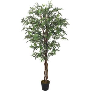 The Seasonal Aisle 80cm Faux Maple Tree in Pot Green 150cm H x 90cm W x 18cm D