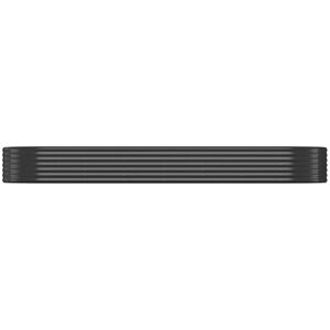 Dakota Fields Garden Raised Bed Powder-coated Steel anthracite, 36cm H x 322cm W x 100cm D