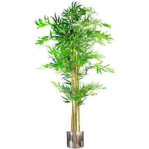 Leaf Artificial Bamboo Tree in Pot Silver 150cm H x 70cm W x 70cm D