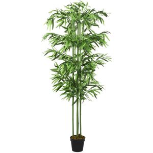The Seasonal Aisle 150cm Faux Bamboo Tree in Pot Green 150cm H X 16cm W X 16cm D