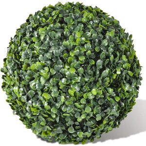 The Seasonal Aisle Faux Foliage Topiary Green 35cm H x 35cm W x 35cm D
