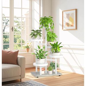 Brayden Studio 5 Tier Plant Stand Indoor White 80cm H X 40cm L X 30cm D Brayden Studio 5 Tier Plant Stand Indoor White 80cm H X 40cm L X 30cm D