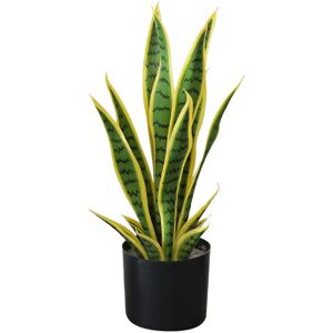 Latitude Run Fake Snake Plant, Faux Potted Artificial Snake Plant With Pot Green 50cm H x 15cm W x 50cm D Latitude Run Fake Snake Plant, Faux Potted Artificial Snake Plant With Pot Green 50cm H x 15cm W x 50cm D