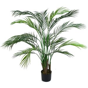 Areca Palm Tree UV Resistant Outdoor 125cm - Realistic plant by The Seasonal Aisle Red 125cm H X 100cm W X 100cm D Areca Palm Tree UV Resistant Outdoor 125cm - Realistic plant by The Seasonal Aisle Red 125cm H X 100cm W X 100cm D