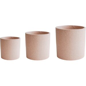 Latitude Run Adrein Three Indoor Cement Plant Pots Blush 30cm H X 30cm W X 30cm D Latitude Run Adrein Three Indoor Cement Plant Pots Blush 30cm H X 30cm W X 30cm D