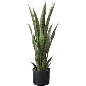17 Stories Fake Snake Plant, Faux Potted Artificial Snake Plant With Pot Green 70cm H x 15cm W x 105cm D 17 Stories Fake Snake Plant, Faux Potted Artificial Snake Plant With Pot Green 70cm H x 15cm W x 105cm D