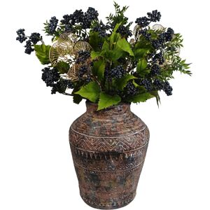 Leaf Aztec Vase - Fibreglass Planter - 40cm Leaf Aztec Vase - Fibreglass Planter - 40cm
