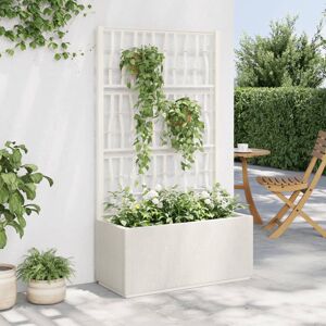 Latitude Run Aivy Planter White 140cm H X 80cm W X 36cm D Latitude Run Aivy Planter White 140cm H X 80cm W X 36cm D