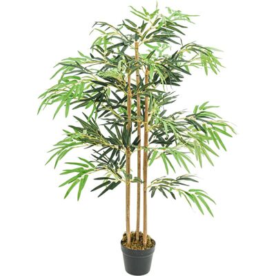 The Seasonal Aisle Faux Bamboo Tree in Pot Green 120cm H x 16cm W The Seasonal Aisle Faux Bamboo Tree in Pot Green 120cm H x 16cm W