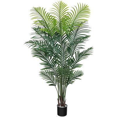 Metro Artificial Palm Tree, Fake Acera Palm Floor Plants for Indoor Office Decor Green 5FT/150CM Metro Artificial Palm Tree, Fake Acera Palm Floor Plants for Indoor Office Decor Green 5FT/150CM