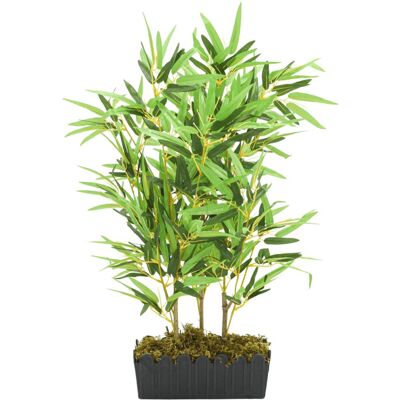 The Seasonal Aisle Faux Bamboo Tree in Pot Green 80cm H x 14cm W The Seasonal Aisle Faux Bamboo Tree in Pot Green 80cm H x 14cm W