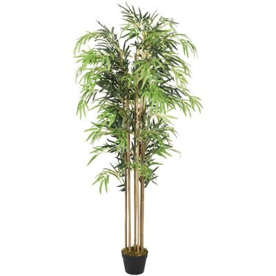 The Seasonal Aisle Faux Bamboo Tree in Pot Green 150cm H x 16cm W The Seasonal Aisle Faux Bamboo Tree in Pot Green 150cm H x 16cm W
