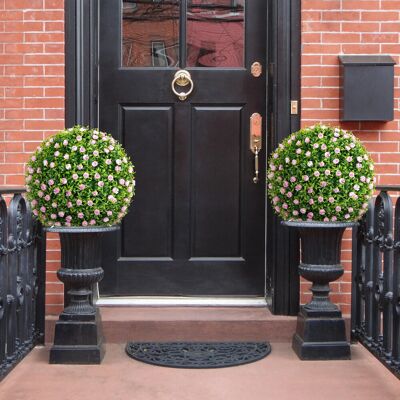 Brayden Studio 37cm Faux Topiary Green 37cm H X 37cm W X 37cm D Brayden Studio 37cm Faux Topiary Green 37cm H X 37cm W X 37cm D