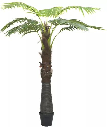 vidaXL Floor Palm Tree in Pot vidaXL  - Size: 49cm H X 35cm W X 30cm D