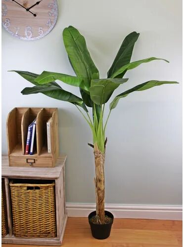 The Seasonal Aisle 136cm 144cm Artificial Foliage Tree in Pot The Seasonal Aisle  - Size: Rectangle 60 x 110cm The Seasonal Aisle 136cm 144cm Artificial Foliage Tree in Pot The Seasonal Aisle  - Size: Rectangle 60 x 110cm