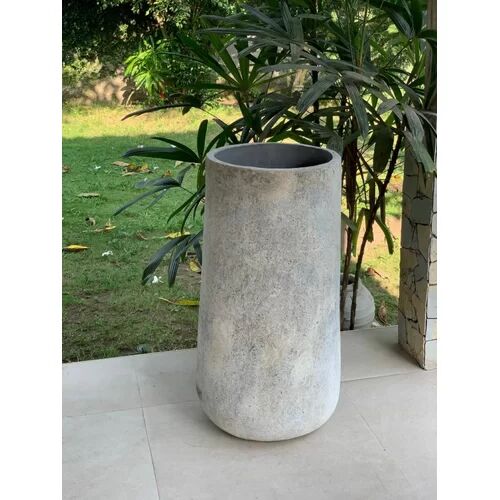 World Menagerie Monks Concrete Plant Pot World Menagerie  - Size: Mini (Under 40cm High)